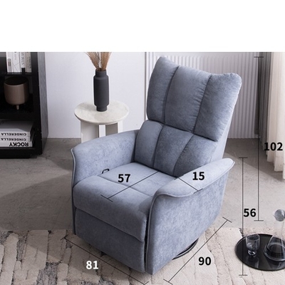 BN Functional Electric Single Fabric Sofa Modern Minimalist Gray Rockable Function Reclining Chair Functional Recliner