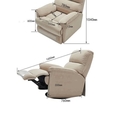 BN Single Fabric Sofa Space Capsule Multifunctional Sofa Single Functional Chair Sofa Manual/Electric Recliner Chair