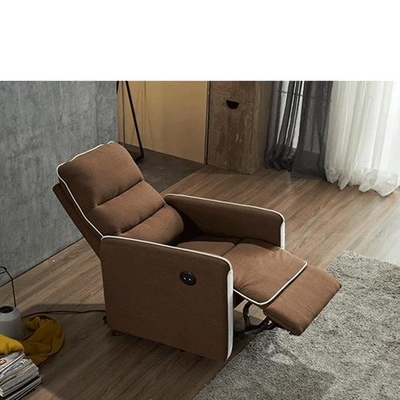 BN Nordic Leisure Single Sofa Chair Fabric Sofa Multi-Functional Sofa Manual Recliner Sofa Functional Office Chair