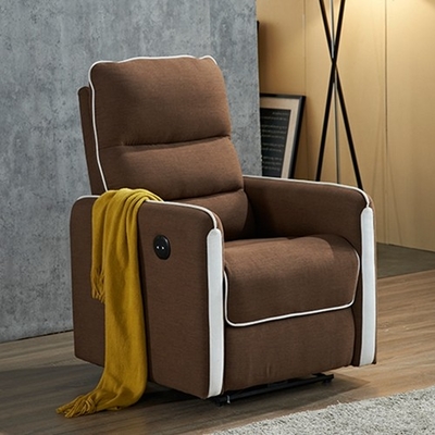 BN Nordic Leisure Single Sofa Chair Fabric Sofa Multi-Functional Sofa Manual Recliner Sofa Functional Office Chair