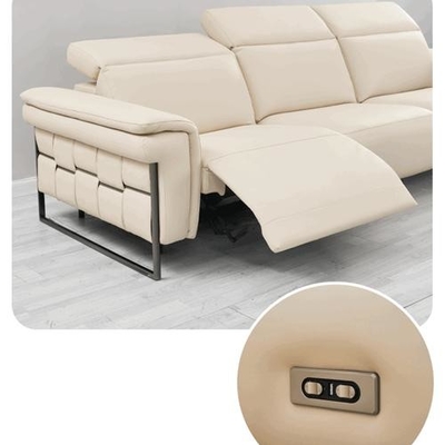BN Customizable Functional Sofa with Top Layer Cowhide and Switch Panel Design Smart Furniture Recliner Chair Sofa