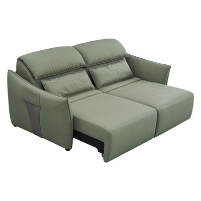 BN Push-Pull Sofa Bed Solid Wood Frame Multifunctional Sofa Bed Electric Switch Panel Telescopic Function Sofa Bed