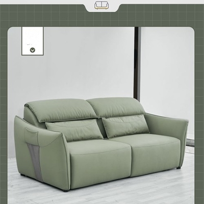 BN Push-Pull Sofa Bed Solid Wood Frame Multifunctional Sofa Bed Electric Switch Panel Telescopic Function Sofa Bed