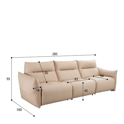 BN Electric Multi-Seat Functional Sofa with Intelligent Control for Living Room Reclining Furniture Recliner Chair Sofa