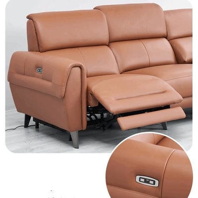 BN Italian Minimalist Leather Functional Sofa Sectional Combination Electric Sofa Recliner Sofa Electric Function Sofa