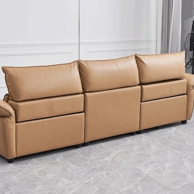 BN Hidden Control Panel Function Sofa Double Armrest Headrest Adjustable Combination Sofa Furniture Recliner Chair Sofa