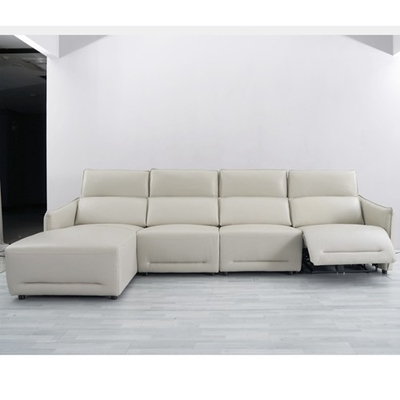 BN Italian Corner L-Shaped Sofa Electric Function Headrest Adjustable Sofa Combination Recliner Sofa Functional Sofa