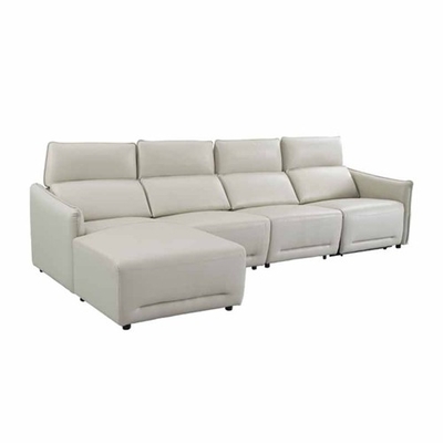 BN Italian Corner L-Shaped Sofa Electric Function Headrest Adjustable Sofa Combination Recliner Sofa Functional Sofa