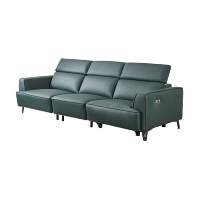 BN First-Layer Cowhide Functional Sofa with Electric and USB Interface Manual Headrest Metal High Leg Function Recliner