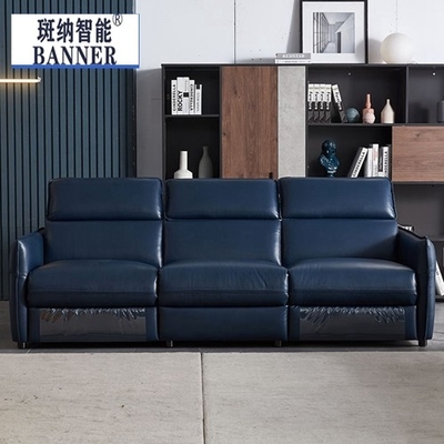 BN Recliner Function Furniture Italian-Style Functional Sofa Cowhide Smart Furniture Electric USB Sofa Function Recliner
