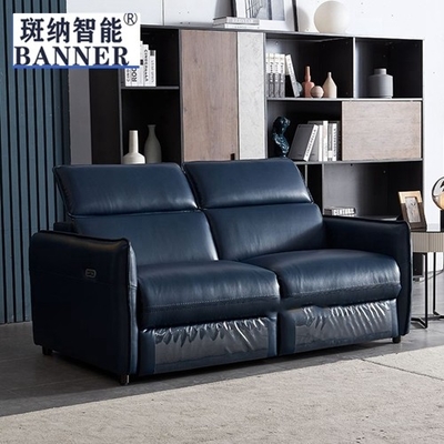 BN Recliner Function Furniture Italian-Style Functional Sofa Cowhide Smart Furniture Electric USB Sofa Function Recliner