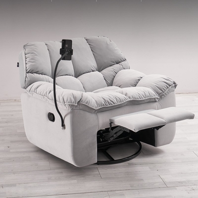 BN Living Room Recliners Plush Fabric Multifunctional Electric Single Recliner Chair Recliner Sofa Functional Sofa