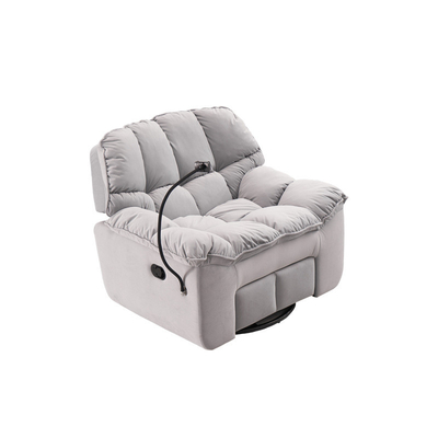 BN Living Room Recliners Plush Fabric Multifunctional Electric Single Recliner Chair Recliner Sofa Functional Sofa