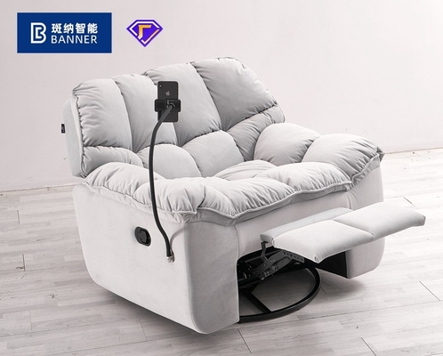 BN Living Room Recliners Plush Fabric Multifunctional Electric Single Recliner Chair Recliner Sofa Functional Sofa