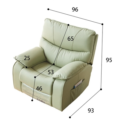 BN Functional Chair Single Sofa Chair Cat Scratch Leather Electric Function Sofa Manual Adjustable Sofa Recliner Chair