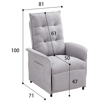 BN Cotton Linen Fabric First-Class Space Functional Sofa Lift Chair Electric Multifunctional Single Recliner Chair