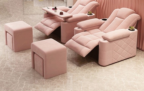 BN Nail Beauty Foot Shop Multifunctional Reclining Chair Recliner Sofa Combination Functional Furniture Recliner Chair