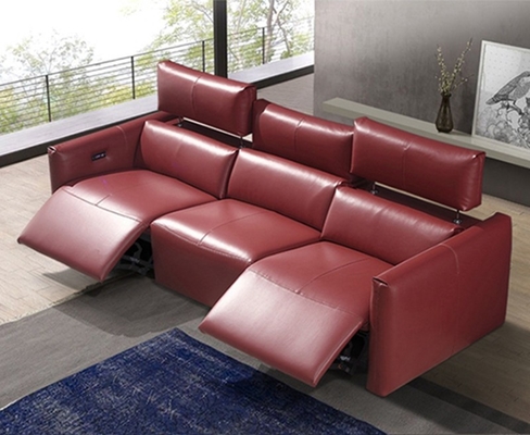 BN Space Capsule Italian Minimalist Leather Functional Sofa Corner Living Room Combination Electric Recliner Chair Sofa