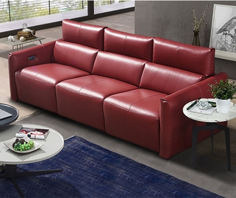 BN Space Capsule Italian Minimalist Leather Functional Sofa Corner Living Room Combination Electric Recliner Chair Sofa