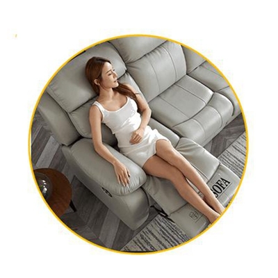 BN Leather Smart Sofa Capsule Home Theater Modern Minimalist Functional Sofa with L Shape Combination Electric Recliner