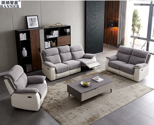 BN Electric Reclining Leather Sofa Living Room Single Double Three Seats Combination Function Chiar Sofa Recliner