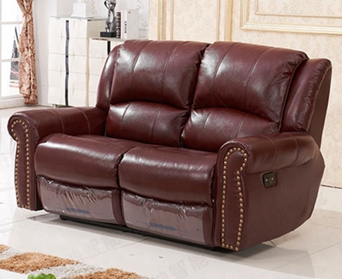 BN American Style Functional Sofa with Full Coverage Embossed Leather Function Recliner Electric Lift Function Recliner