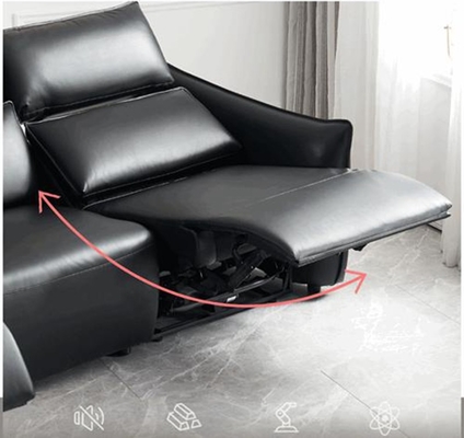 BN Modern Black Functional Sofa Lift Sofa Double Motor Headrest Seat Adjustable Electric Recliner Chair Sofa Combination