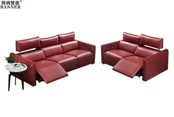 BN Space Capsule Italian Minimalist Leather Functional Sofa Combination Electric Recliner Chair Sofas Function Recliner