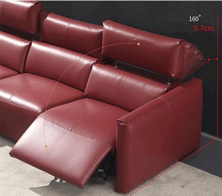 BN Space Capsule Italian Minimalist Leather Functional Sofa Combination Electric Recliner Chair Sofas Function Recliner