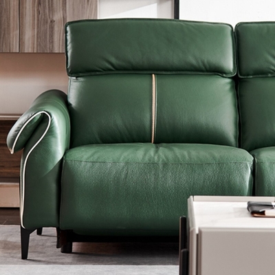 BN Minimalist Cowhide Functional Sofa Living Room Intelligent Furniture L-Shape Combination Electric Recliner Sofa