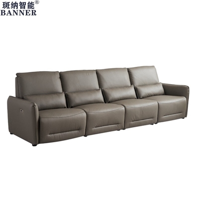 BN Modern Minimalist Cowhide Leather Living Room Intelligent Smart Chair Sofa Recliner Sofa Electric Functional Sofa
