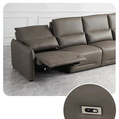 BN Modern Minimalist Cowhide Leather Living Room Intelligent Smart Chair Sofa Recliner Sofa Electric Functional Sofa