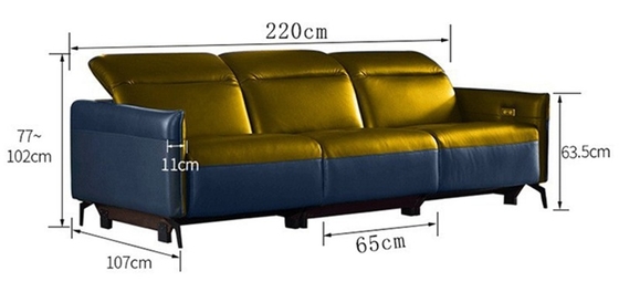 BN Italian-Style Multi-Function Space Capsule Electric Reclining Functional Single Double Three Seats Recliner Sofas