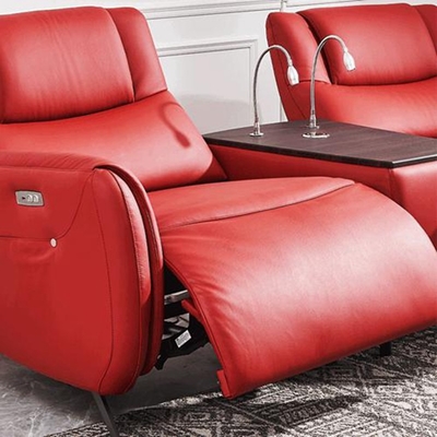 BN Leather Function Mechanism Sofa Recliner Chair Multifunctional Italian Minimalist Cinema Electric Recliner Sofa