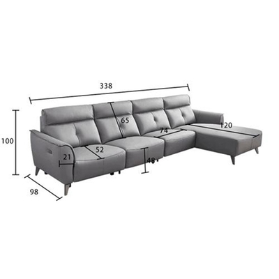 BN Customizable Leather Electric USB Functional Sofa for European-Style Furniture Recliner Chair Functional Sofa