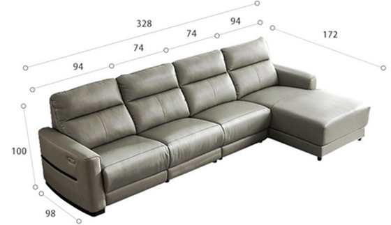 BN Genuine Cowhide Leather Sofa Living Room Function Sofa Modern Smart Furniture Electric Functional Recliner Chair Sofa