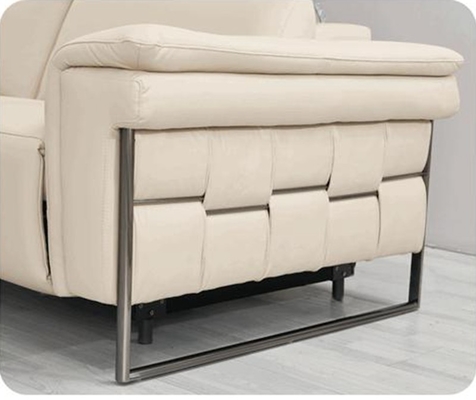 BN Customizable Functional Sofa with Top Layer Cowhide and Switch Panel Design Smart Furniture Recliner Chair Sofa