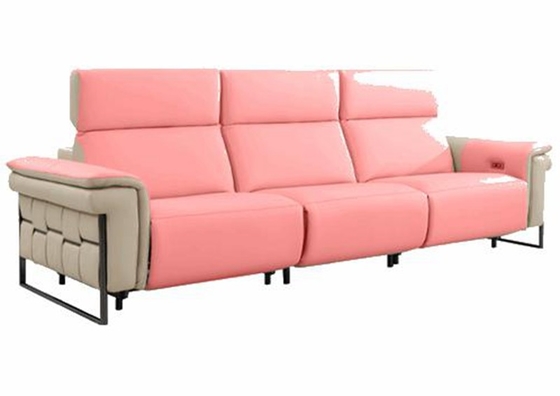 BN Customizable Functional Sofa with Top Layer Cowhide and Switch Panel Design Smart Furniture Recliner Chair Sofa