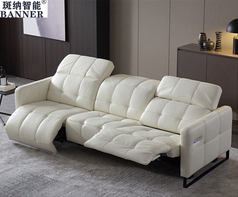 BN Italian-Style Chair Sofa Bed Electric Function Leather Sofa Modern Living Room Space Capsule Recliner Functional Sofa