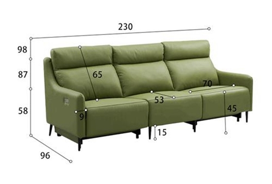 BN Italian Minimalist Leather Smart Sofa Space Capsule Electric Functional Sofa Intelligent Furniture Recliner Bed Sofa