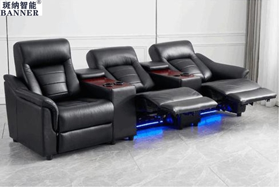 BN Cinema Leather Sofa Electric Functional Sofa Multi-Function Slot Control Sofa Combination Electric Recliner Sofa