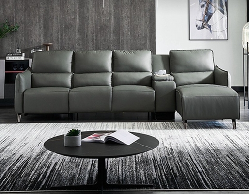 BN Electric Functional Sofa with Electric Switch Panel and First Layer Cowhide Material Intelligent Furniture Recliner