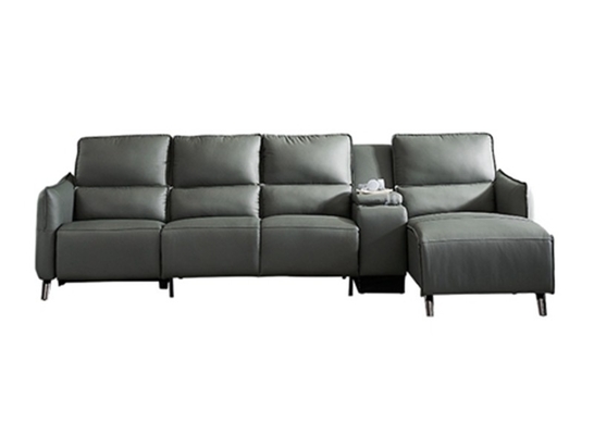 BN Electric Functional Sofa with Electric Switch Panel and First Layer Cowhide Material Intelligent Furniture Recliner