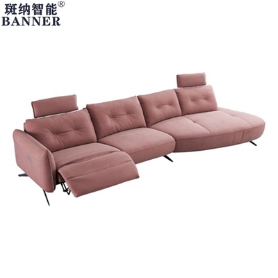 BN Multifunctional Sofa Italian Minimalist Genuine Cowhide Leather Living Room Functional Sofa Electric Recliner Sofas