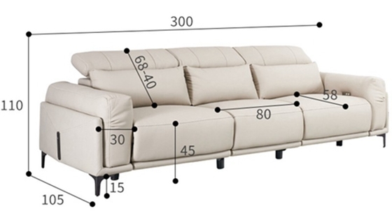 BN Functional Sofa Recliner Modern and Minimalist Design for Living Room or Bedroom Electric Lift Leather Recliner Sofa