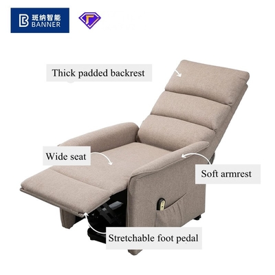 BN Electric Elderly Sofa Chair Lift Fabric Multi Functional Pregnant Women Remote Control Stretching Sofa Recliner Chair
