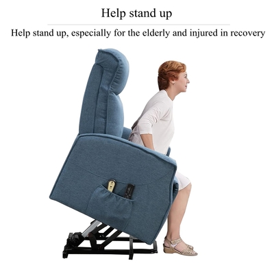 BN Nursing Single Fabric Sofa Cabin Functional Electric Elderly Lift Station Chair With Stretchable Recliner Chair