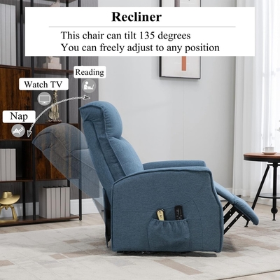 BN Nursing Single Fabric Sofa Cabin Functional Electric Elderly Lift Station Chair With Stretchable Recliner Chair