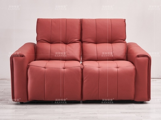 BN Italian Home Cinema Audio-Visual Room Leather Sofa Private Cinema Space Cabin Functional Electric Sofa Recliner Chair