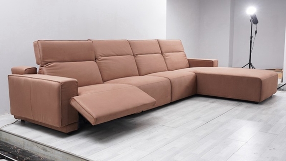 BN Furniture Sofa Italian Minimalist Scrub Sofa Leather Chair Sofa Chaise Corner Electric Functional Recliner Sofa
